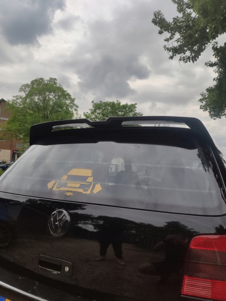 Китай GOLF 4 LOTKA SPOILER DOKŁADKA CZARNY POŁYSK Спойлер чорний глянцевий для легкових автомобілів
