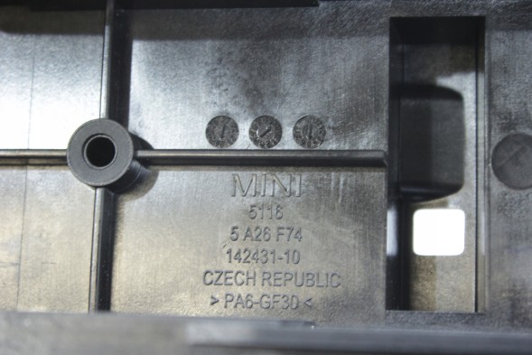 BMW OE 5A26F74 51165A26F74 ПІДЛОКІТНИК ЦЕНТРАЛЬНИЙ ЧОРНИЙ МІНІ КАНТРІМАН U25 5A26F74