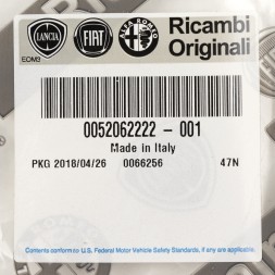 Fiat OE Ущільнювач задніх лівих дверей Fiat OE 52062222