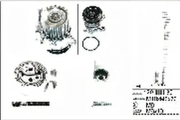 Шефлер І.НА 530 0091 31 Комплект грм + водяний насос 530 0091 31 ina audi