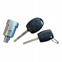 Blik NOWA STACYJKA WKŁAD DO STACYJKI 2 KLUCZYKI IMMO 1 KLUCZYK POD PILOT CENTRALNEGO ZAMKA 3 PRZYCISKI FORD FOCUS 2 II MK2 C-MAX НОВА СТАНЦІЯ ЗАПАЛЮВАННЯ ВКЛАДКА ДО ЗАМКА ЗАПАЛЮВАННЯ 2 КЛЮЧІ IMMO FORD FOCUS 2 II MK2 C-MAX