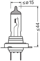 62210CBB 2HB OSRAM Автолампа Osram H7 12V 80W к т 2 шт