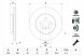 Bosch 0 986 479 F57 Bosch 0 986 479 f57 гальмівний диск (1шт)