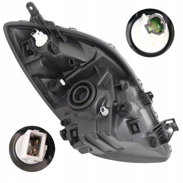 TYC 8105092E MHM TUNING Рефлектор Фара Передня Tyc Toyota Yaris II 2 xp90 2006-2009 Ліва