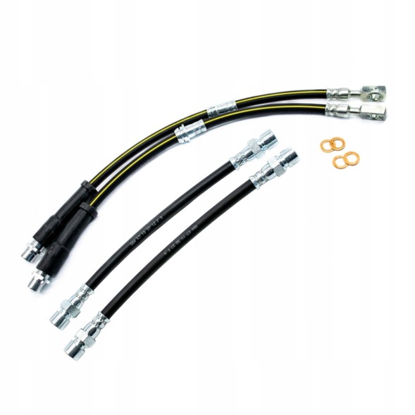 PiterParts 11212130001 Przewody hamulcowe miedziane elastyczne przód tył OPEL Astra G bębny гальмівні дроти жорсткі та гнучкі