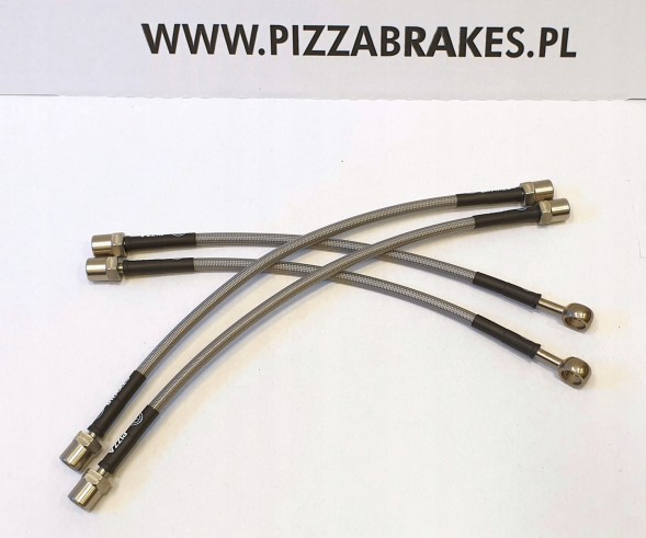 Pizza Brakes Przewody hamulcowe w oplocie Audi A4 2000-04 B6 Гальмівні дроти в обплетенні Audi A4 2000-04 B6
