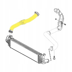 Proparts Krawczyk PP 01 0744 RURA WĄŻ PRZEWÓD TURBO INTERCOOLERA VOLVO S80 V70 2.0 D 30792127 VOLVO S80 V70 2,0d ПРОВІДНА ТРУБА ВАЗ ТУРБО 30792127