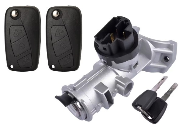 Китай 5906884824655 ЗАМОК З КОНТАКТНИМ КЛЮЧЕМ НА 5 ПІН 4 КЛЮЧІ PEUGEOT BOXER