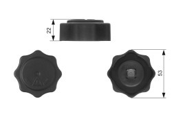 RC229 GATES Кришка радіатора