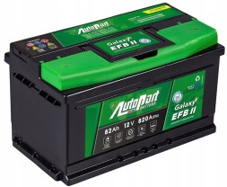 Автозапчастини 582-482 Акумуляторна батарея 12в 82ah 820a p+ efb start-stop autopart efb ii 582-482