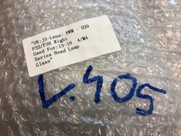 ВОЛЛЕР L.169/405. Абажур скло праве переднє для bmw 4 m3 m4 f32 f33 f36 f80 f82 f83 передліфт