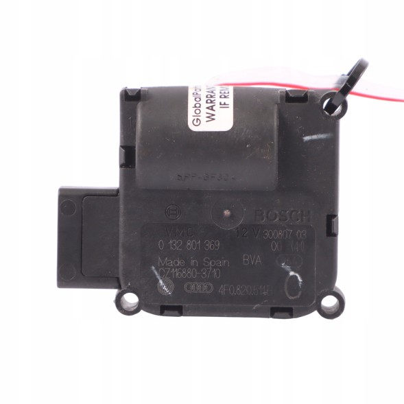 Audi OE Audi S8 D3 A8 4E Настройка Двигун Клапан припливного обігрівача 4F0820511B