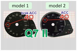 Moman 0089688096611 Audi Q7 II - циферблати спідометра, заміна, прилади з миль/год на км/год для авто з США/Великобританії
