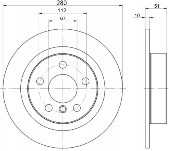 ATM Mikoda ZESTAW 1852GT+FDB4954 BMW X1 F48 X2 F39 Диски 1852 gt колодки bmw x1 f48 x2 f39 задня повна