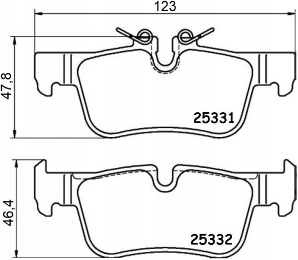 ATM Mikoda ZESTAW 1852GT+FDB4954 BMW X1 F48 X2 F39 Диски 1852 gt колодки bmw x1 f48 x2 f39 задня повна
