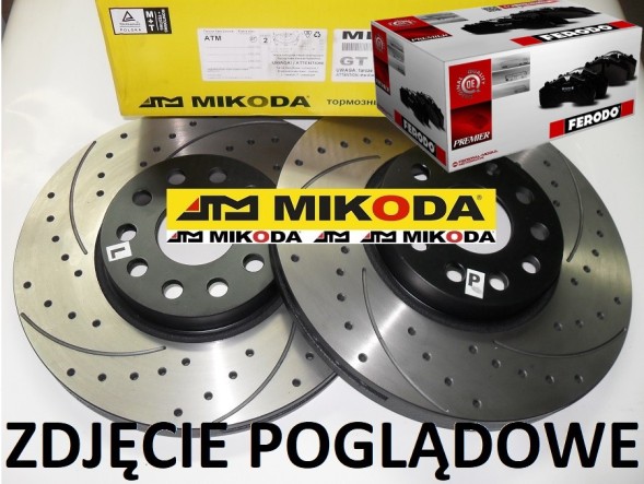 ATM Mikoda ZESTAW 1852GT+FDB4954 BMW X1 F48 X2 F39 Диски 1852 gt колодки bmw x1 f48 x2 f39 задня повна