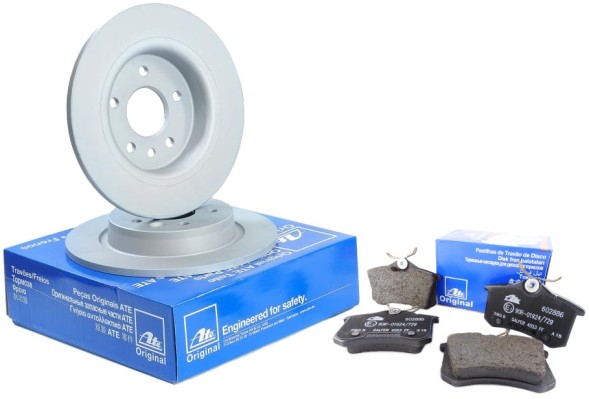 Bosch 24.0110-0201.1 Гальмівний комплект ATE диски та колодки задні 245 мм VW Passat B5 B6