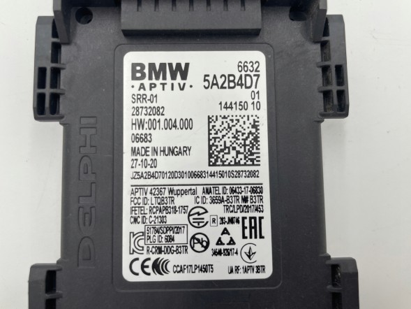 BMW OE KKDA BMW G26 G30 G31 G16 ASYSTENT ZMIANY PASA RUCHU RADAR 5A84CF7 5A495A3 5A340C0 5A7A559 5A6DB55 5A52AC7 5A2B4D7 5A1BCD8 5A0CDA7 791454 Bmw асистент зміни смуги руху радар 5a2b4d7 для g26 g30 g31 g16