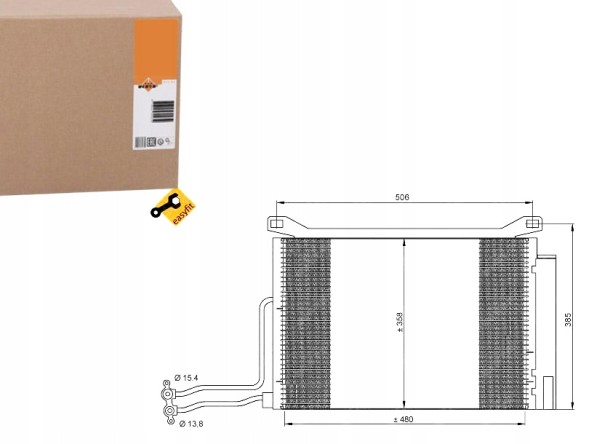 NRF 35787 Nrf радіатор кондиціонера mini one d
