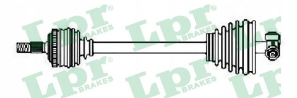 Lpr DS52215 Піввісь dacia logan (ls_)_logan mcv (ks_)_sandero_renault log - lpr ds52215