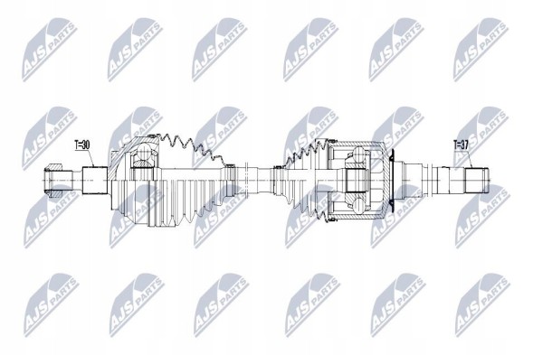 NTY NPW-ME-056 Nty npw-me-056 карданний вал