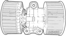 Denso DEA05004 Вентилятор обдування салону dea05004 denso