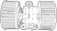 Denso DEA05004 Вентилятор обдування салону dea05004 denso