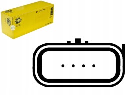 Hella PRO/8ET 009 142-821 HEL Витратомір повітря ford c-max 1,6tdci 07- he + асистент зіткнення #34