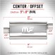 Magnaflow Спортивний глушник MagnaFlow 2,5" 5х8" 12226