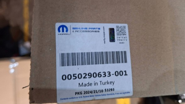 Fiat OE S26336110 ГУМОВІ КИЛИМКИ 50290633 FIAT DUCATO 2006-
