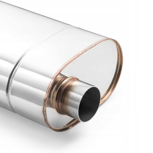 RM Motors E002/60/300 ОВАЛЬНИЙ ГЛУШНИК RM MOTORS - E002 60 мм довжина 30 см 2.36''
