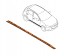 Mazda OE DA6A50480A ПОРОГОВА ПЛАНКА ПРАВА ОРИГІНАЛ MAZDA 2 DJ 2014-2024