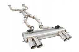 Xforce ESBMG80VKCS Вихлопна система cat-back 3 дюйми з подвійним глушником Varex, BMW M3 M4