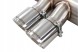 Xforce ESBMG80VKCS Вихлопна система cat-back 3 дюйми з подвійним глушником Varex, BMW M3 M4