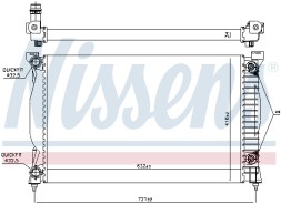 60305A NISSENS Радіатор системи охолодження