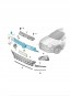 Volkswagen OE 2G0853651LRYP Решітка радіатора хром (оригінал VW)