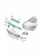 Volkswagen OE 2G0853651LRYP Решітка радіатора хром (оригінал VW)