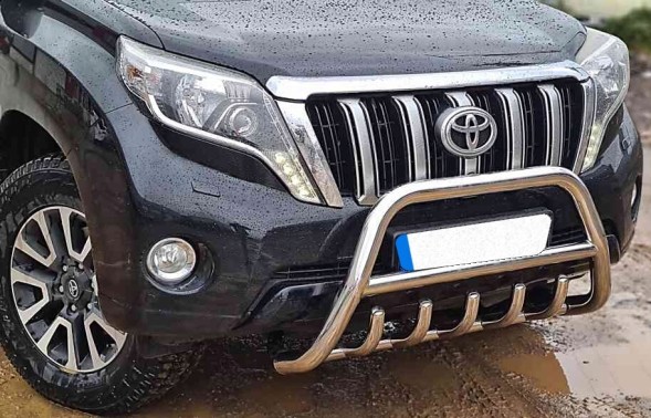Китай PWT02_LC1018 Передня штанга Toyota Land Cruiser kangaroo A-Bar, хром