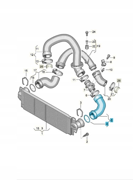 Volkswagen OE 7E0145790 Напірний шланг ASO VW