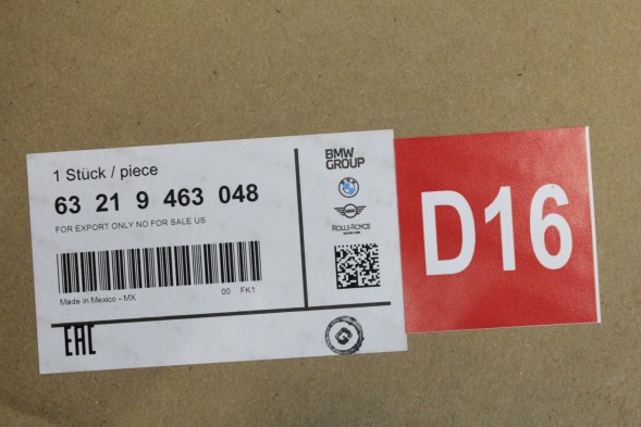 BMW OE 9463048 63219463048 #D16 Задній ліхтар правий LED у крило BMW G01 X3 F97 X3M LCI 9463048