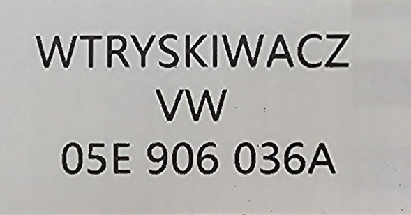 Volkswagen OE 05E906036A VW Новий оригінальний інжектор volkswagen / seat / skoda / audi - 05e906036a