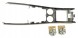 Volkswagen OE 3D0898589A, DWP464792OE Рамка захисту тунелю VW Phaeton 3D0898589A
