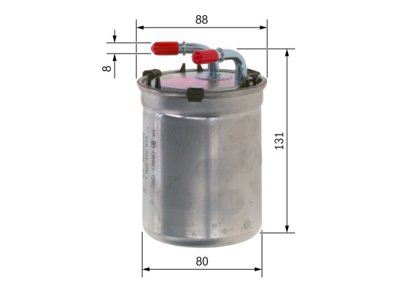 F026402835 BOSCH Фільтр палива