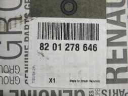 Dacia OE 8201278646 ВСТАНОВЛЕННЯ ПРИЧІПНОГО ГАКА 13 ШТ