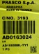 Prasco AD0163024 БРИЗКОВИК ЛІВИЙ ПЕРЕДНІЙ AUDI A3- 01-03