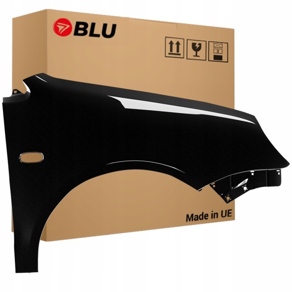 171343060 BLU Бризковик VW POLO 9N IV 4 LC9Z правий чорний 01-05 передній оцинк BlackMagic