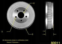 Pro Fusion PDR0659 ГАЛЬМІВНИЙ БАРАБАН FORD WINDSTAR 1995-2003 рр