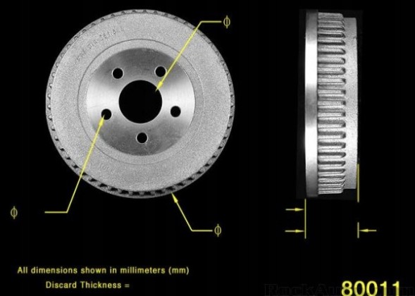 Pro Fusion PDR0659 ГАЛЬМІВНИЙ БАРАБАН FORD WINDSTAR 1995-2003 рр