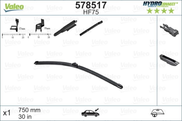 578517 VALEO Склоочисник