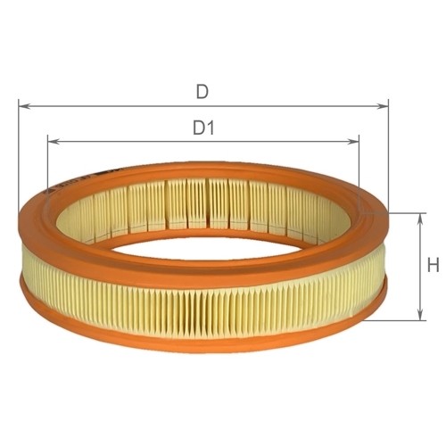 AF0106 ALPHA FILTER Фільтр повітряний